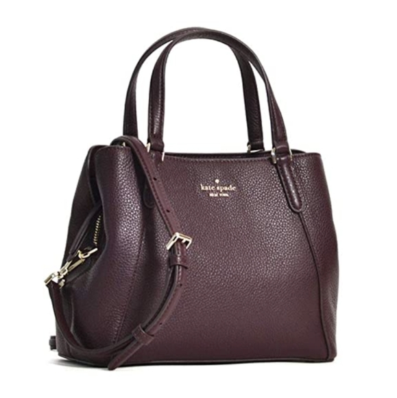 kate spade Handbags - KATE SPADE JACKSON MEDIUM BURGUNDY CROSSBODY PURSE